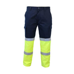 92R - Lightweight Yellow/Navy Cargo Pants with Bio-Motion Tape