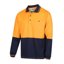 [XS-ON] WORKIT 5004 Long Sleeve Polo Shirt