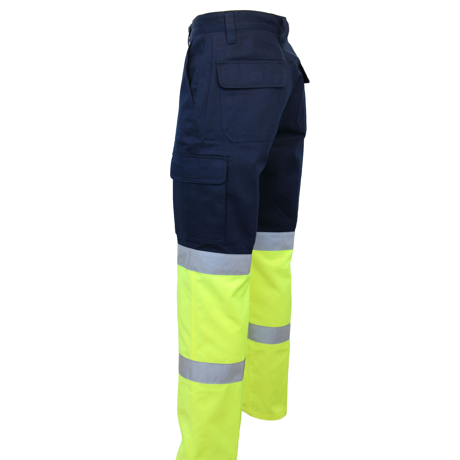 Lightweight Yellow/Navy Cargo Pants with Bio-Motion Tape