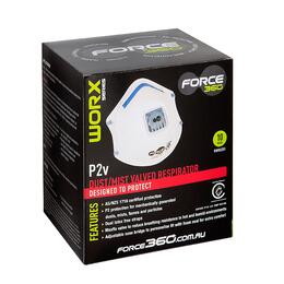 SPECIAL OFFER - FORCE360 Respirators P2 with Valve (Box 10)