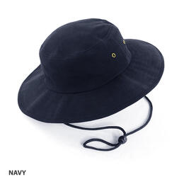 GRACE Cotton Surf Hat Navy - Medium (57cm)