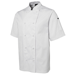 JB's Unisex Short Sleeve Chef's Jacket - White