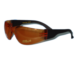IC Safety - Orange Safety Glasses