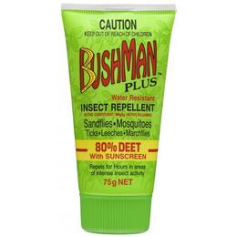 BUSHMAN Insect Repellent plus Sunscreen - 80% 75g Gel