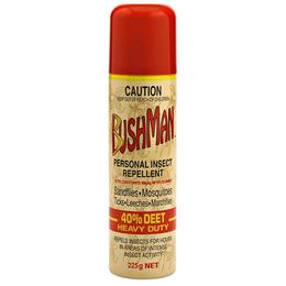 BUSHMAN Heavy Duty Insect Repellent - 40% 225g Aerosol