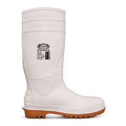 KINGS White Safety Gumboots - Size 10