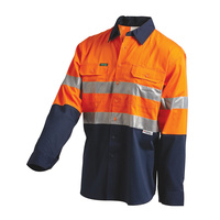 WORKIT HiVis 2-Tone Long Sleeve FR HCRC1 Reflective Shirt (2801-ON)