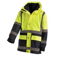XS | WORKIT 3004 5-in-1 Wet Weather Jacket | Yellow-Navy