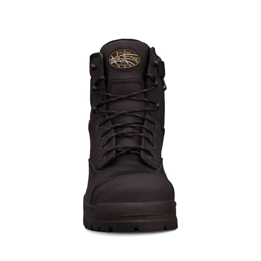 OLIVER AT45-645Z 150mm Black Zip Sided Boots