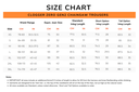 CLOGGER ZERO Gen2 Size Chart