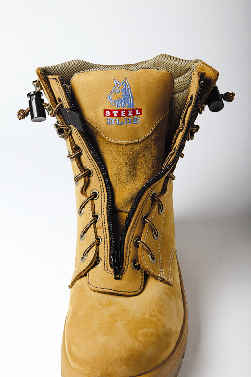 STEEL BLUE Zip Attachment Wheat - Boot Sizes 7-10