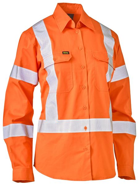 BISLEY BL6166XT Womens X-Back Cool Cotton Drill Shirt