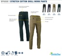 BISLEY BP6008 Stretch Cotton Work Pants