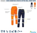 BISLEY BP6008T Bio-Motion Work Pants