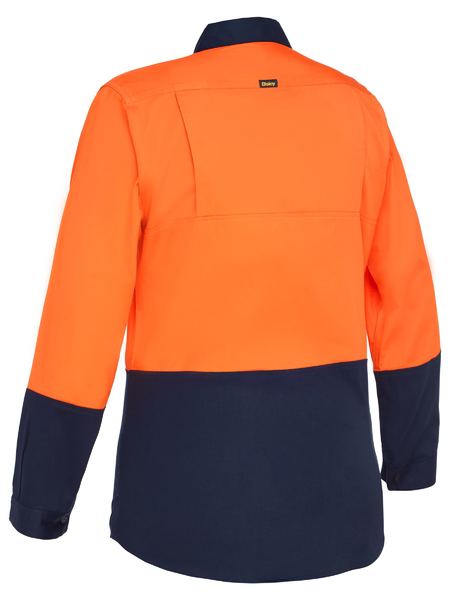 BL6895 BISLEY Women's Cool Lightweight Hi Vis Drill Shirt