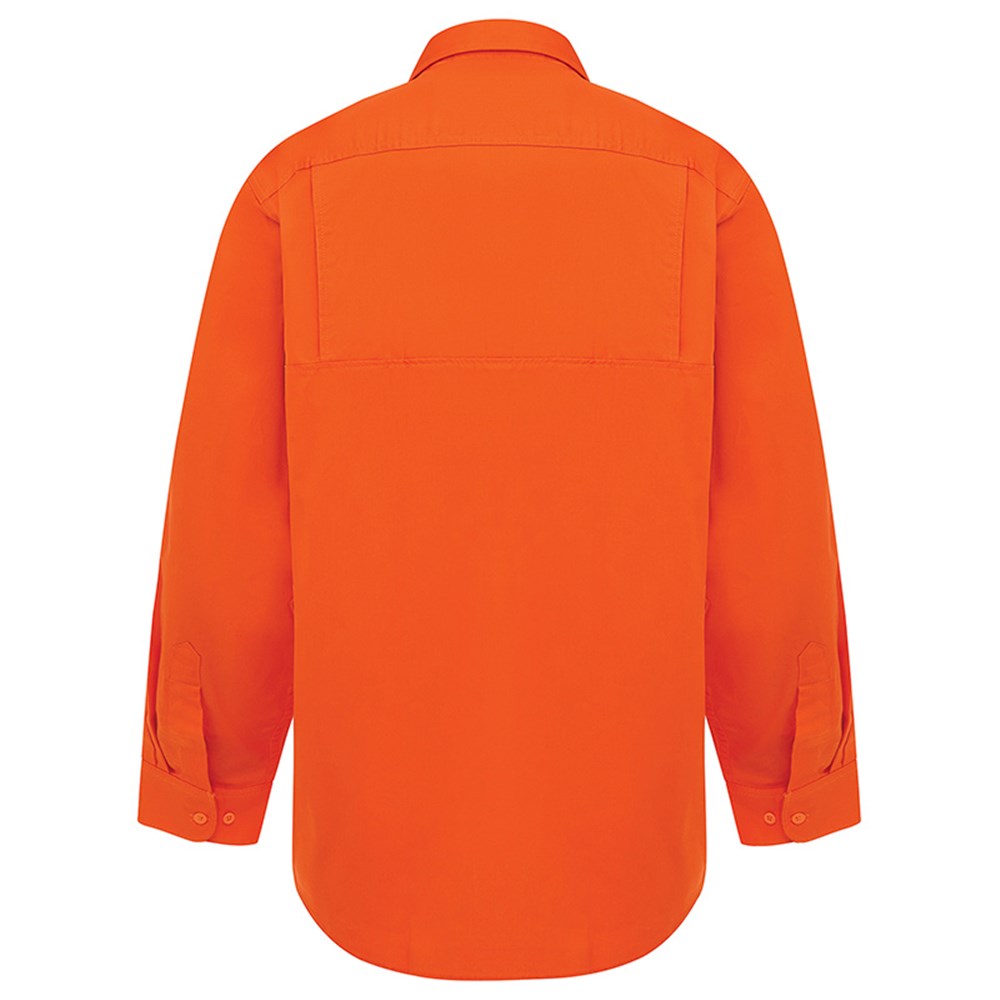 WORKIT 2007 ORANGE Long Sleeve Drill Shirt