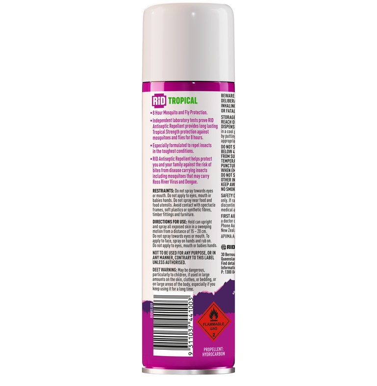  RID Tropical Insect Repellent, Aerosol 150gm