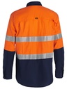 BISLEY BSC6415T Airflow Closed Front Taped Ripstop Long Sleeve Shirt