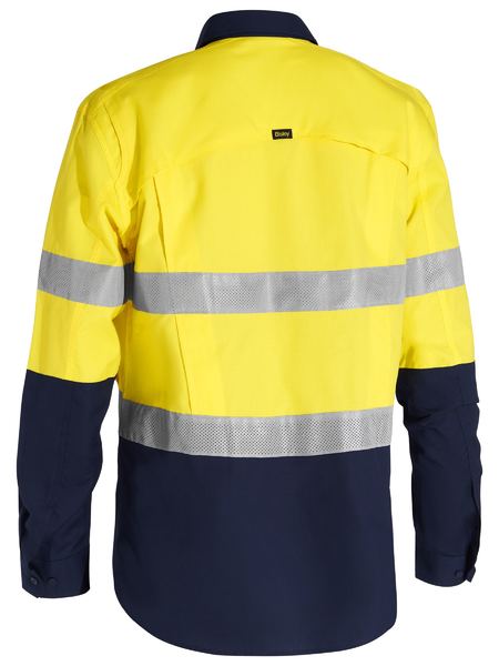 BISLEY BSC6415T Airflow Closed Front Taped Ripstop Long Sleeve Shirt