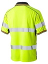 BISLEY BK1219T HiVis Poly Mesh Polo -Taped