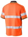 BISLEY BK1219T HiVis Poly Mesh Polo -Taped