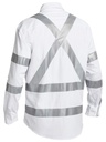 BISLEY BS6807T White HiVis Reflective Shirt
