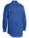 BISLEY BSC6820 Closed Front Cool Lightweight Drill Shirt, Royal
