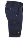 BISLEY BSHC1332 Flx & Move 4-Way Stretch Zip Cargo Shorts - Navy