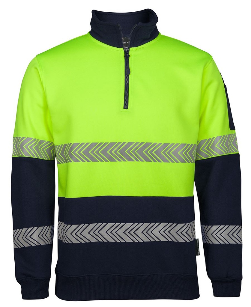 JB's 6HZS HiVis 1/2 Zip Fleecy Jumper