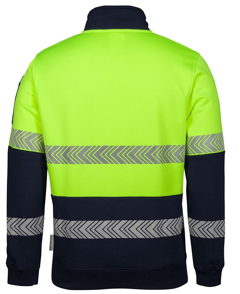 JB's 6HZS HiVis 1/2 Zip Fleecy Jumper