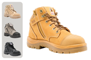 312658 STEEL BLUE Parkes Zip Scuff Safety Boots