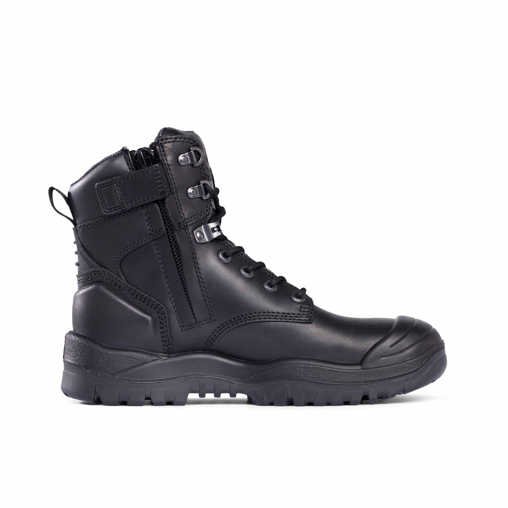 MONGREL 561 High Leg Zip Sider Boots w Scuff Cap