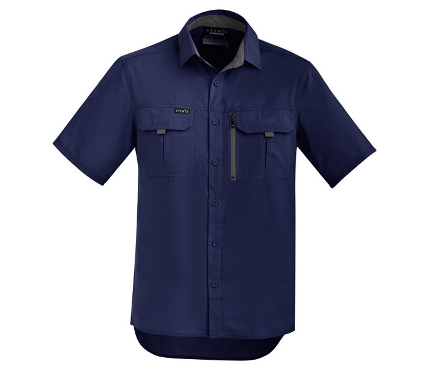 SYZMIK ZW465 Mens Outdoor S/S Shirt