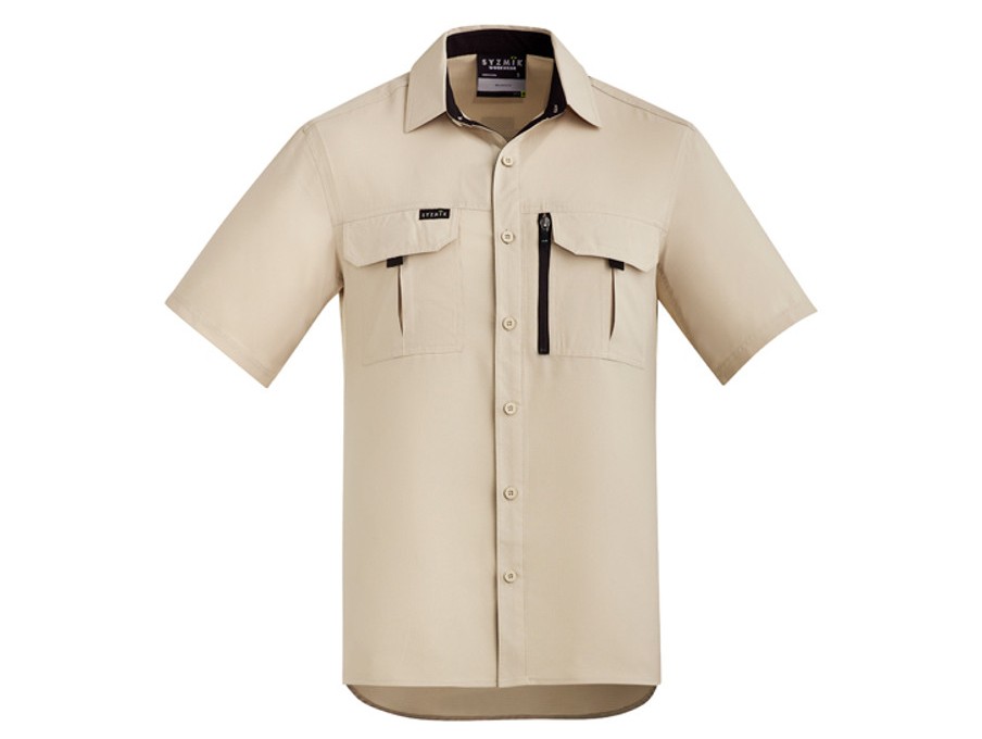 SYZMIK ZW465 Mens Outdoor S/S Shirt