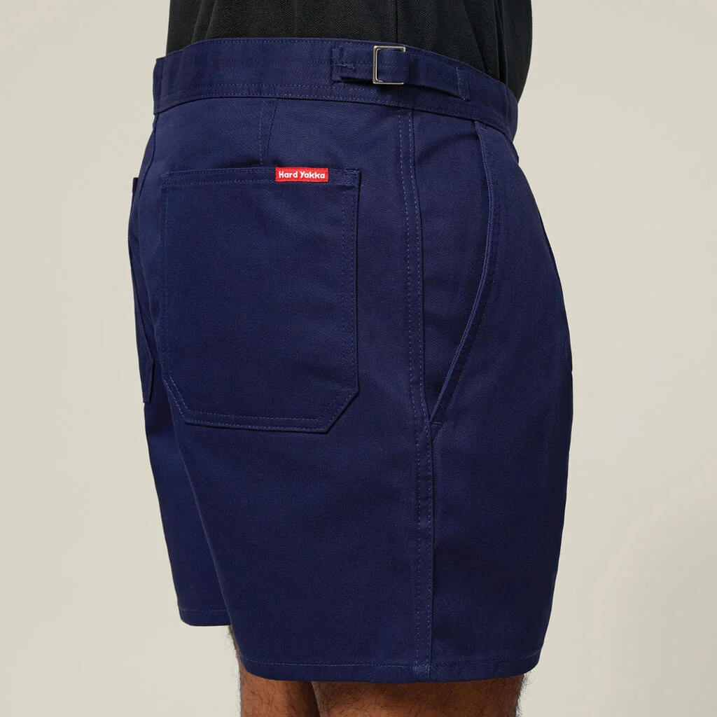Hard Yakka Cotton Drill Shorts with Side Tabs