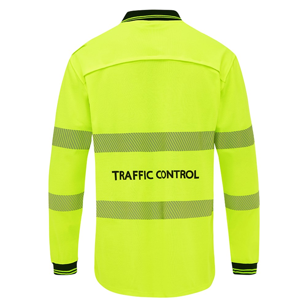 WORKIT Qld Traffic Control Polo Yellow