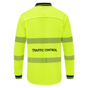WORKIT Qld Traffic Control Polo Yellow