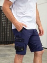 BISLEY BSHC1332 Flx & Move 4-Way Stretch Zip Cargo Shorts