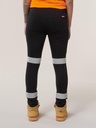 HARD YAKKA Womens 3056 Taped Denim Jeggings,
 Black