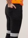 HARD YAKKA Womens 3056 Taped Denim Jeggings,
 Black
