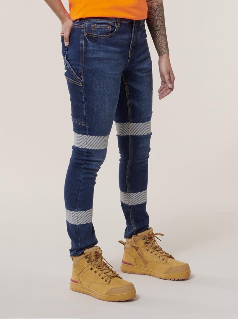 HARD YAKKA Womens 3056 Taped Denim Jeggings
