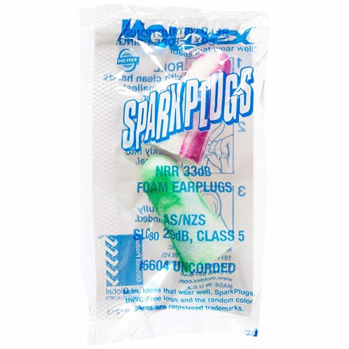Moldex SparkPlugs Disposable Uncorded Earplugs (200 Pairs)