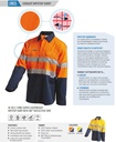 WORKIT 2021 Ripstop Long Sleeve Shirt Orange/Navy