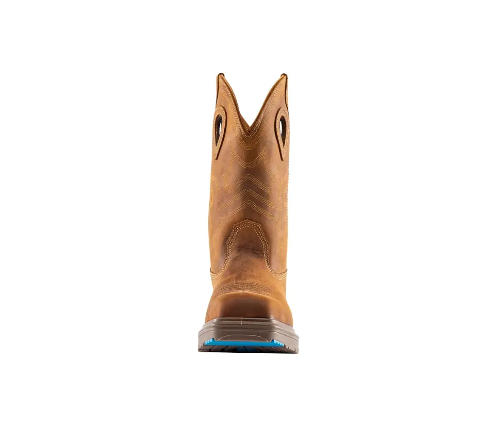 813945 | STEEL BLUE Blue Heeler Western Safety Boots