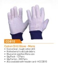 PROCHOICE Cotton Drill Gloves with Knitted Wrist (CDB-10)