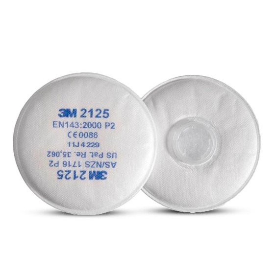 3M 2125 P2 Particulate Filters, Pair
