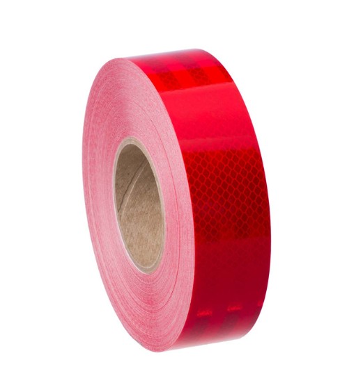 [RT1R50-R] [ROLL 50mm x 45m] Class 1 Reflective Tape - Red