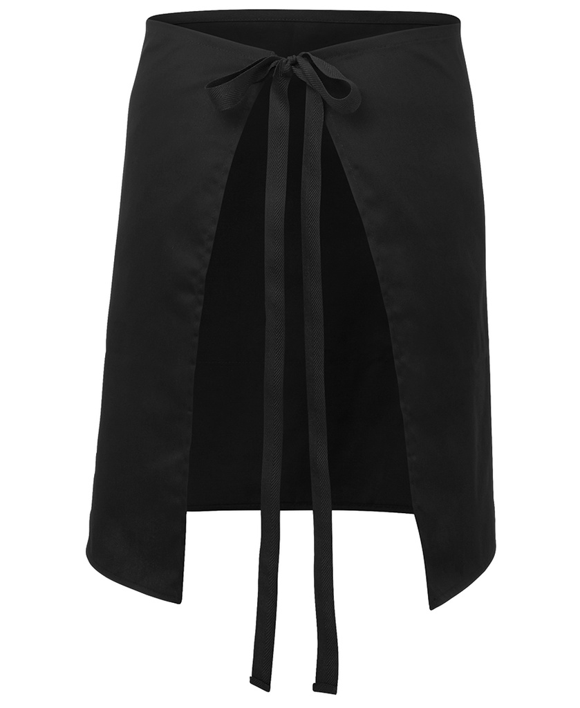 [JBS-5A] JB's Apron with Pocket, Short 86 x 50cm - Black