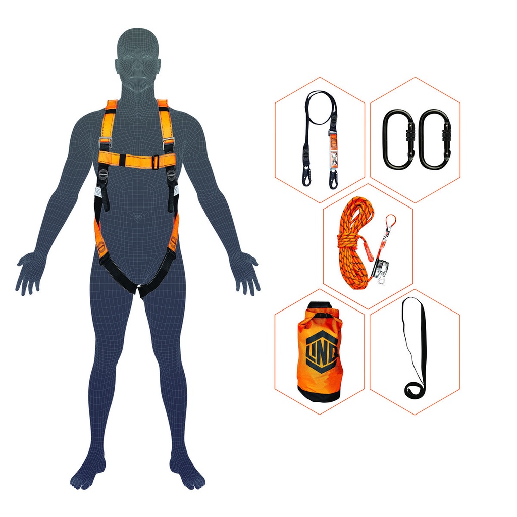LINQ Essential Standard Roofers Harness Kit