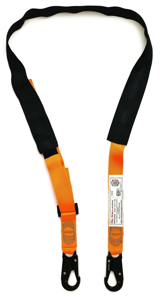 LINQ HSPS20SN Pole Strap - 2m with Snap Hooks
